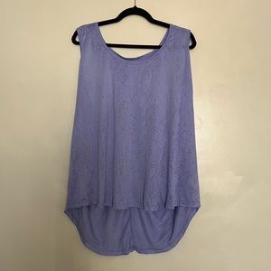 Freely NWT High-Low Sleeveless Burnout "Meg" Tank